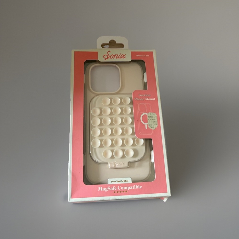 Sonix Apple iPhone 16 Pro Suction Phone Case with MagSafe - Linen Free Shipping